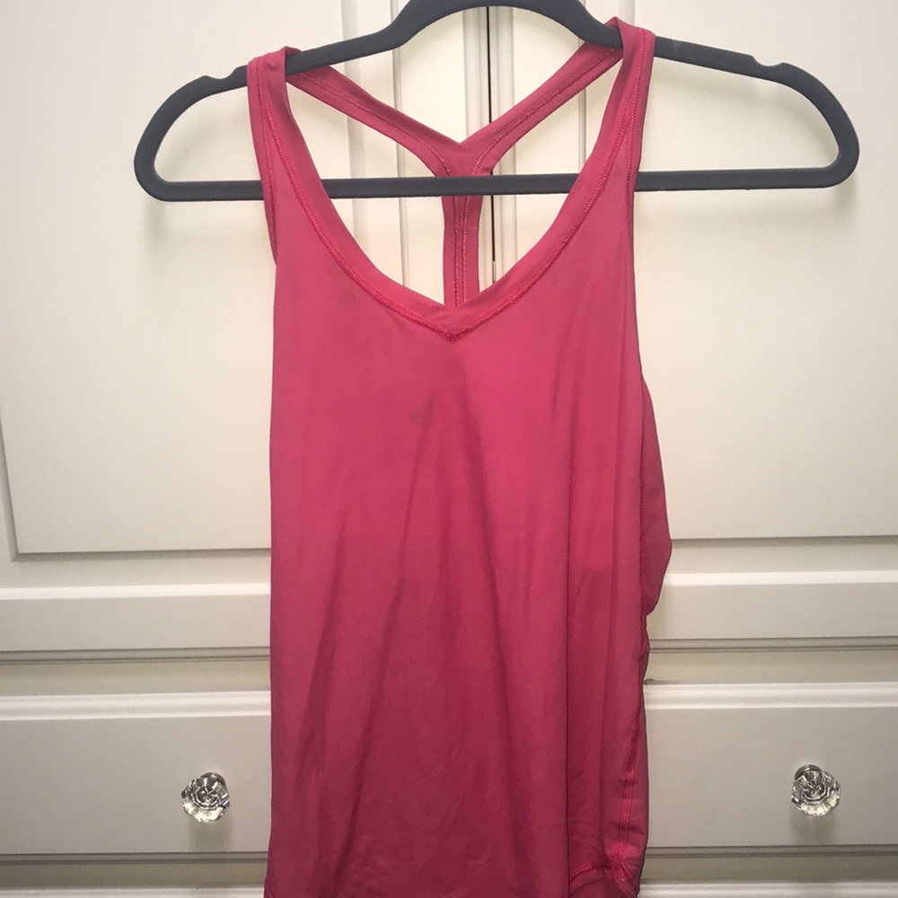 lululemon lightweight tank top w/ mesh on sides